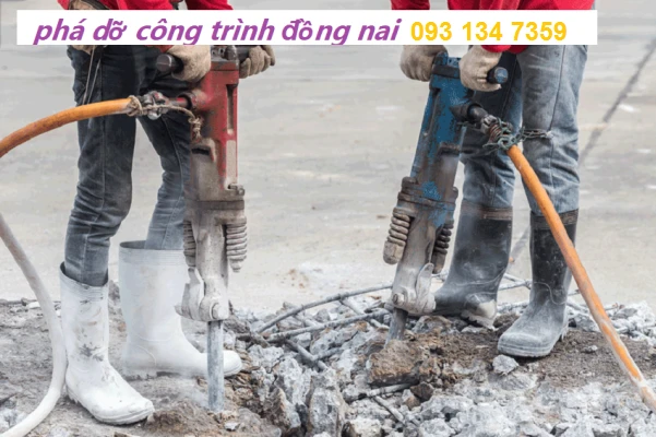 Phá dỡ công trình Đồng Nai, Dịch vụ phá dỡ nhà cũ giá rẻ