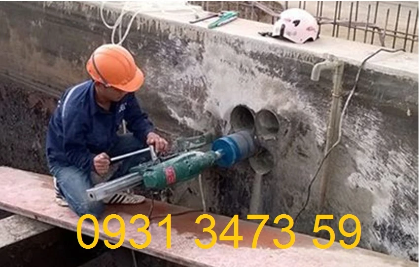 Thi công dịch vụ khoan rút lõi bê tông Tp.HCM